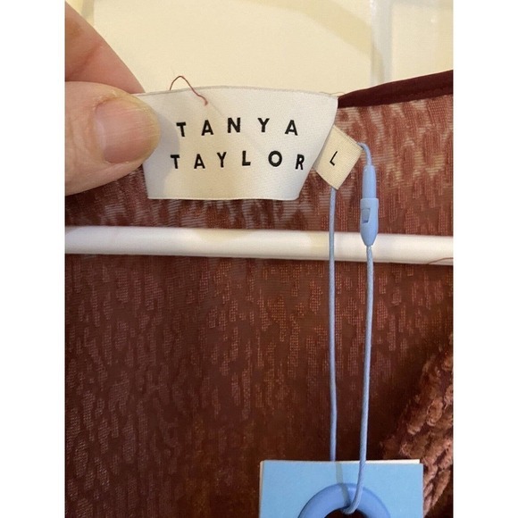 Tanya Taylor Lucy Top Crushed Velvet Size Large MSRP $365 NWT Sold Out!! - Picture 4 of 10